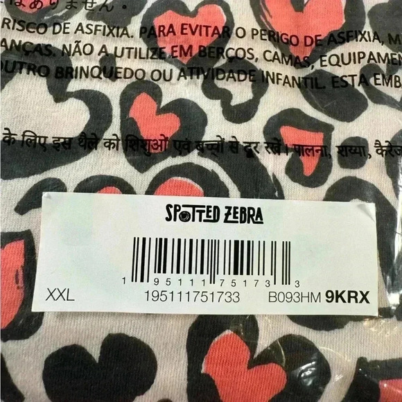 New Lot of 4 Spotted Zebra Girls Multicolor Romper Shirt Leggings Size XXL 14-16 - Picture 4 of 16